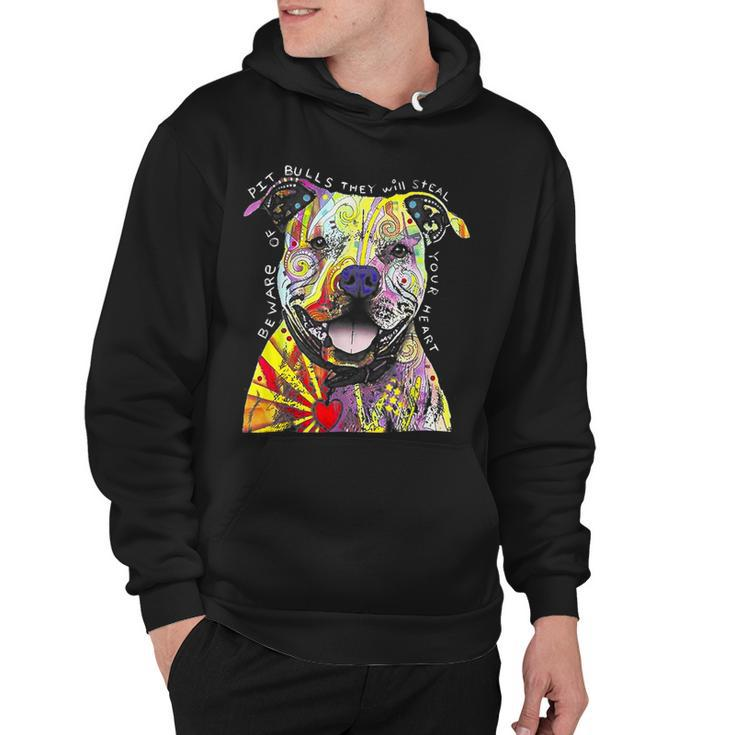 Colorful Baby Pit-Bull Terrier Lover Dad Mom Funny Kidding T-Shirt Hoodie