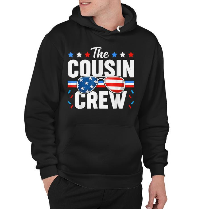 Cousin Crew 4Th Of July Patriotic American Family Matching  Hoodie
