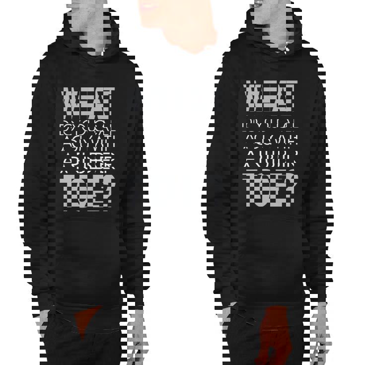 Dad Joke Novelty Tee The One About A Guy With A Rubber Toe Hoodie