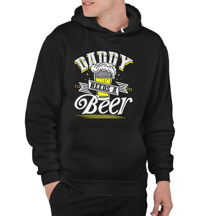 Dad Needs A Beer Button Up S Funny Beer Drinking Love Hoodie