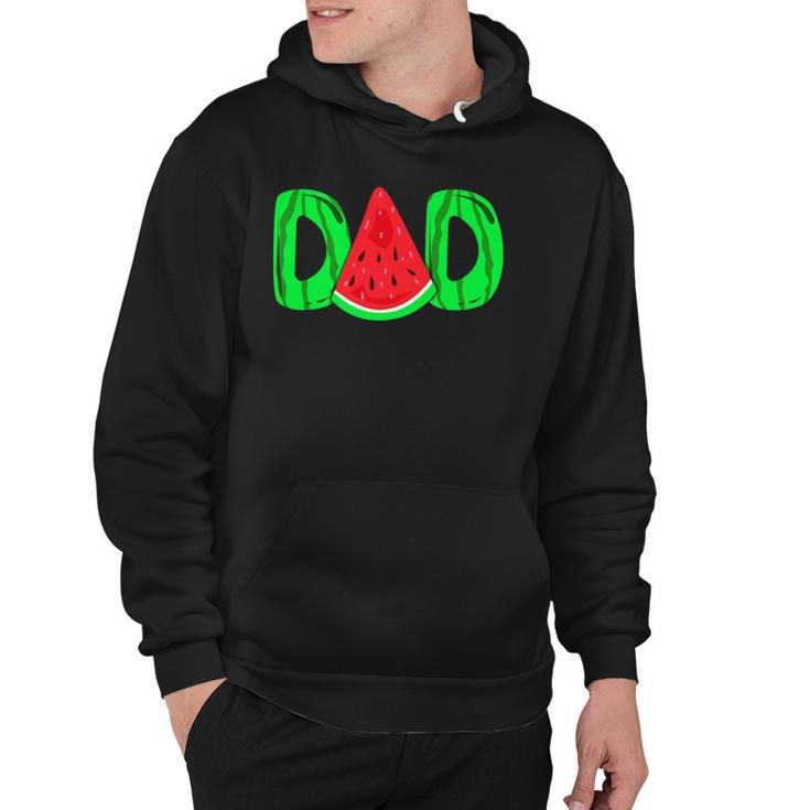 Dad Watermelon Fathers Day Gift Hoodie