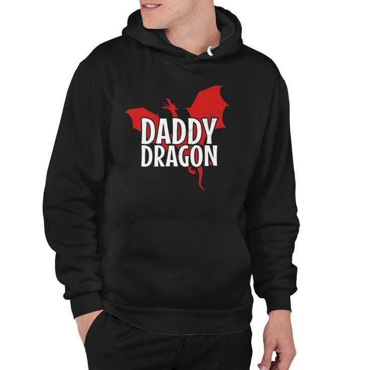 Daddy Dragon Mythical Legendary Creature Fathers Day Dad Hoodie