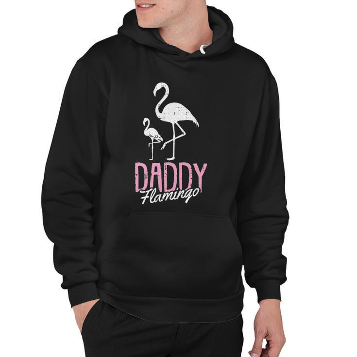 Daddy Flamingo Fathers Day Cute Bird Summer Papa Dad-A Pops Hoodie
