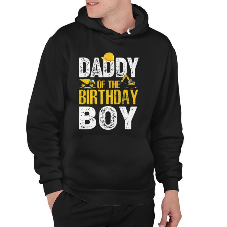 Daddy Of The Bday Boy Construction Bday Party Hat Men Hoodie