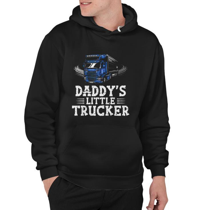 Daddys Little Trucker Truck Driver Trucking Boys Girls Hoodie