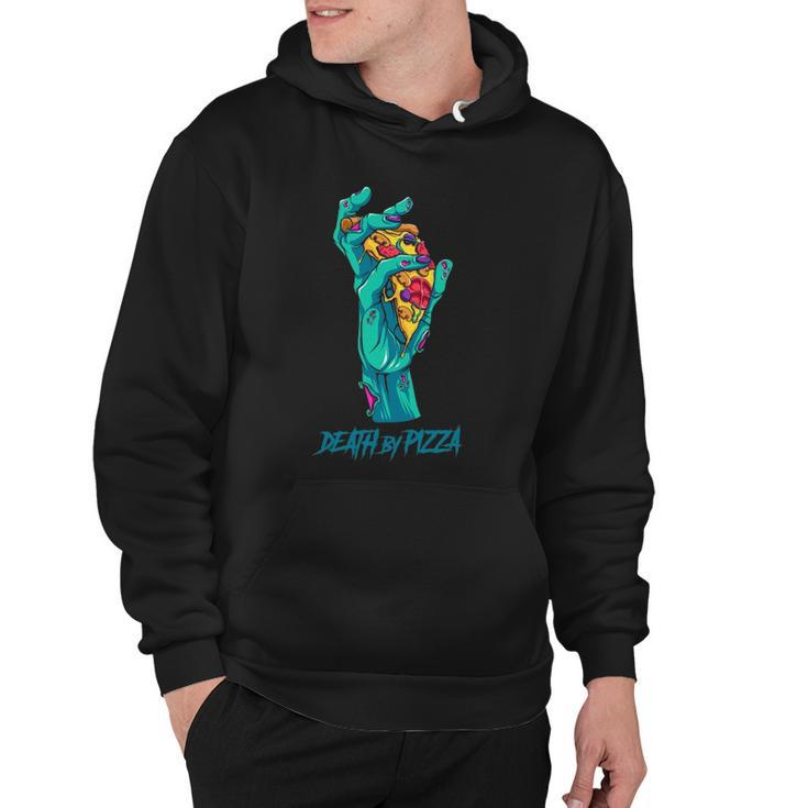 Death By Pizza - Pizza Lover Halloween Costume Hoodie