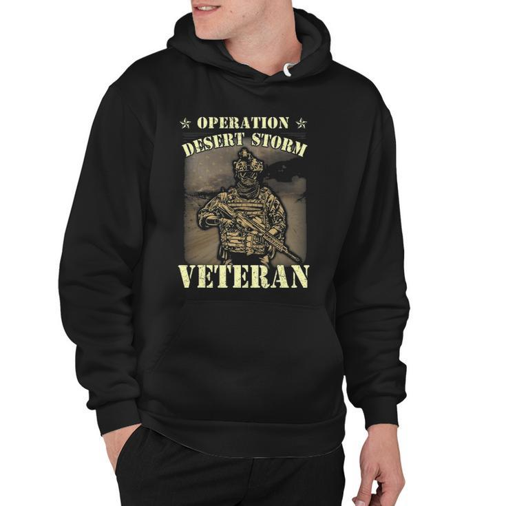 Desert Storm Veteran Pride - Us Army Veteran Flag Hoodie