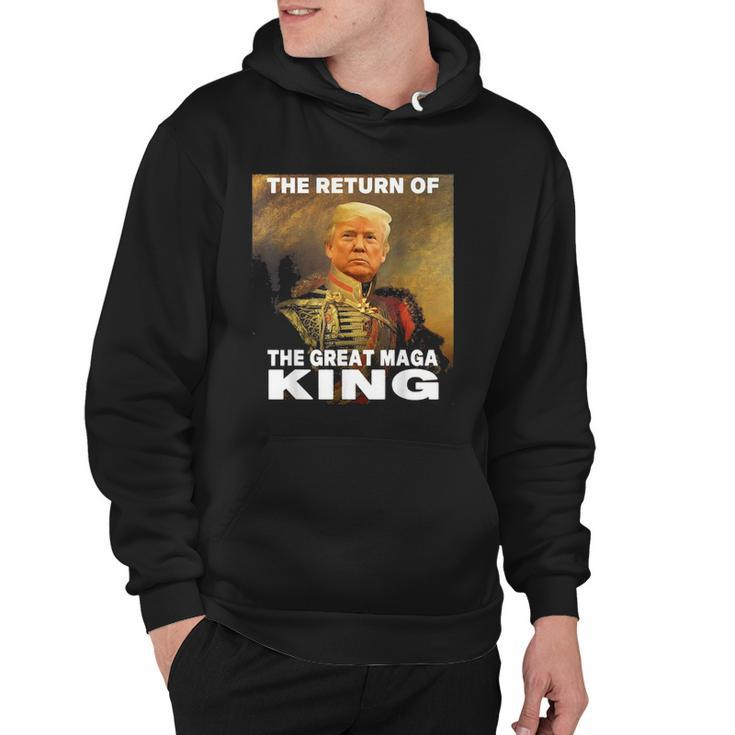 Donald Trump 2024 Ultra Maga The Return Of The Great Maga King Hoodie