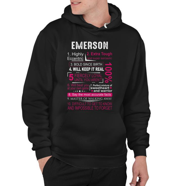 Emerson Name Gift   Emerson Name Hoodie