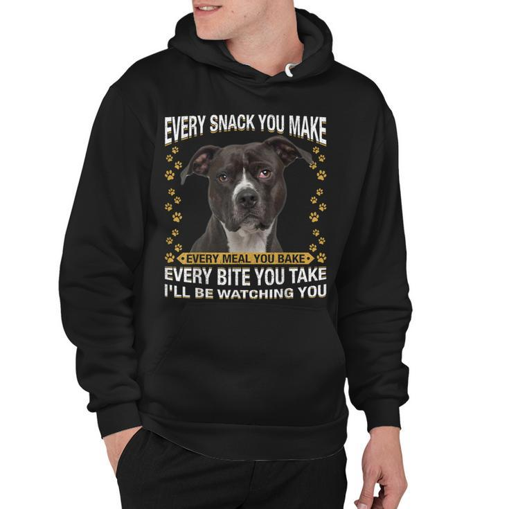 Every Snack You Make Funny American Pit Bull Terrier Lovers Hoodie