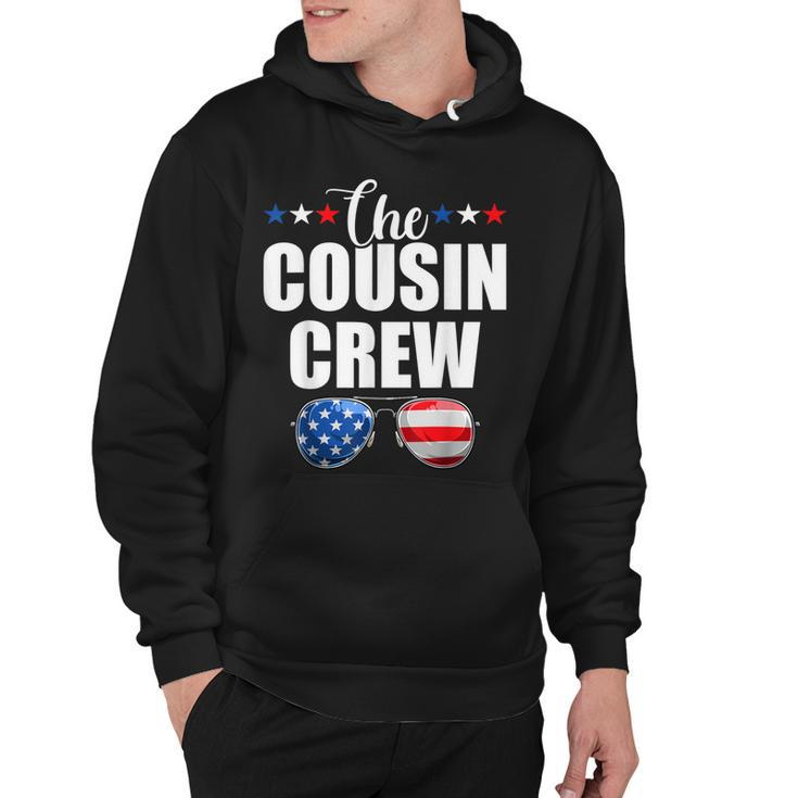 Family 4Th Of July  Matching Cousin Crew American Flag  Hoodie