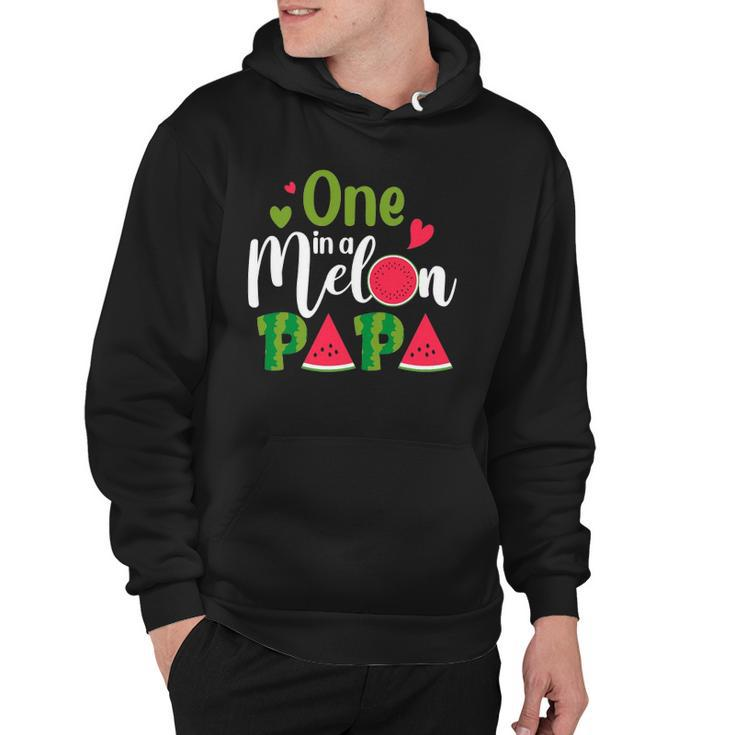 Family One In A Melon Papa Birthday Party Matching Family Hoodie