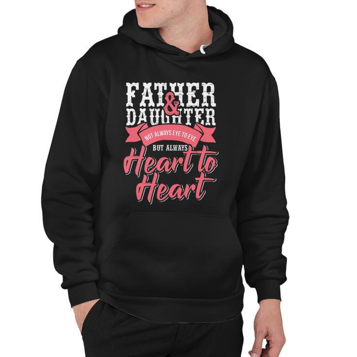 Father And Daughter Heart To Heart Hoodie