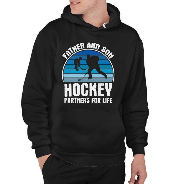 Father And Son Partners For Life Hockey Hoodie