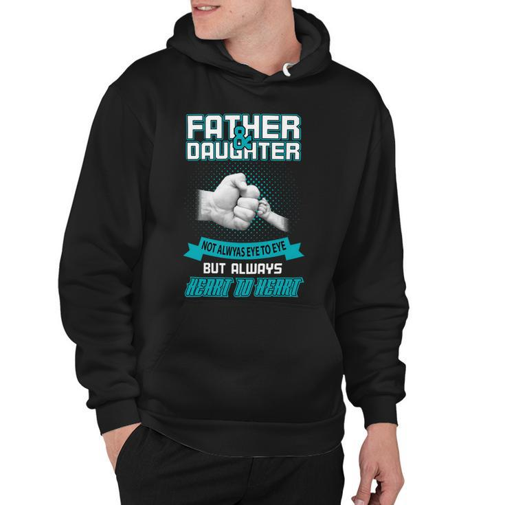 Father Grandpa Fatherdaughter Not Aways Eye To Eye 185 Family Dad Hoodie