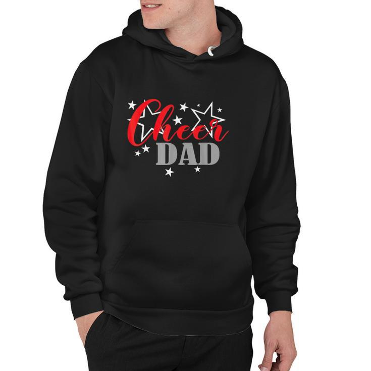 Fathers Day Cheerleader Proud Cheer Dad Supporter Hoodie