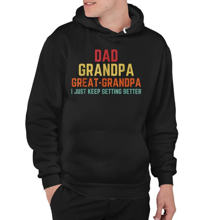 Fathers Day Gift From Grandkids Dad Grandpa Great Grandpa V2 Hoodie