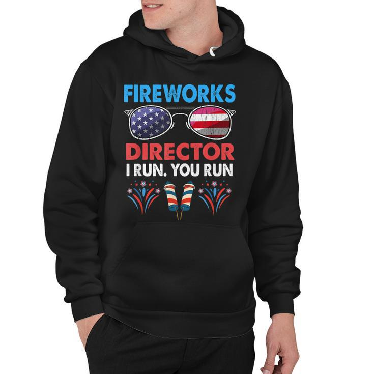Fireworks Director If I Run You Run Funny 4Th Of July Boys  Hoodie
