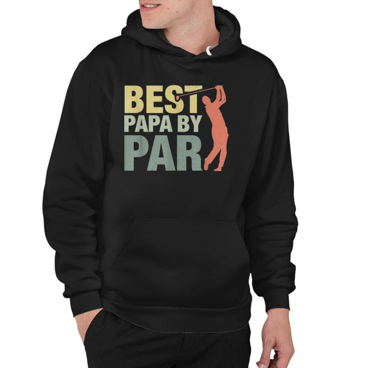 Funny Best Papa By Par Fathers Day Golf Gift Grandpa Classic Hoodie