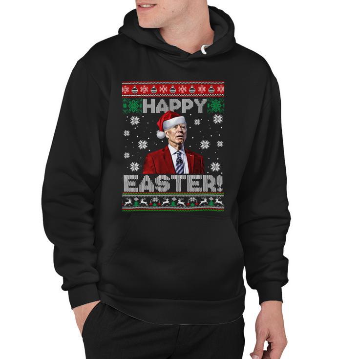 Funny Joe Biden Happy Easter Ugly Christmas Hoodie