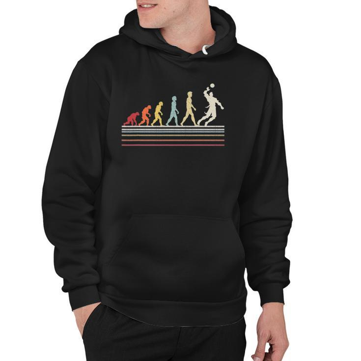Funny Volleyball Evolution Of Man Sport Retro Vintage Gift Hoodie