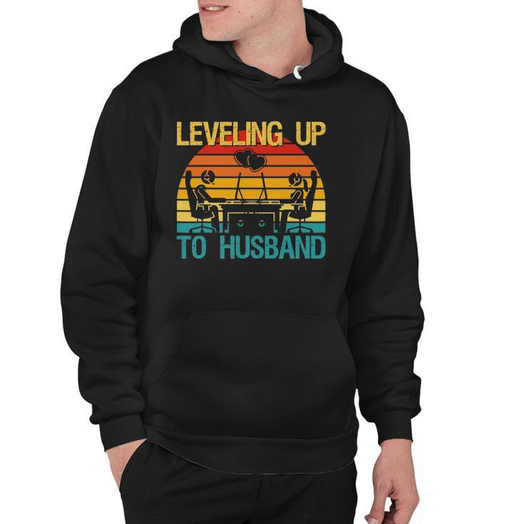 Gamer Engagement Future Mr & Mrs Leveling Up To Husband Hoodie