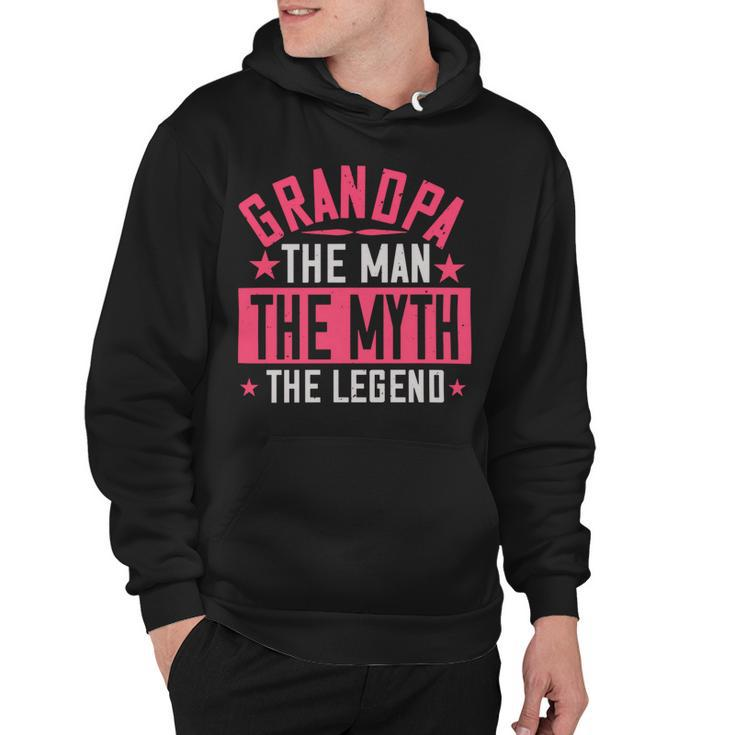 Grandpa The Man Themyth The Legend Papa T-Shirt Fathers Day Gift Hoodie