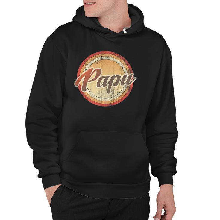 Graphic 365 Papu Vintage Retro Fathers Day Funny Men Gift Hoodie