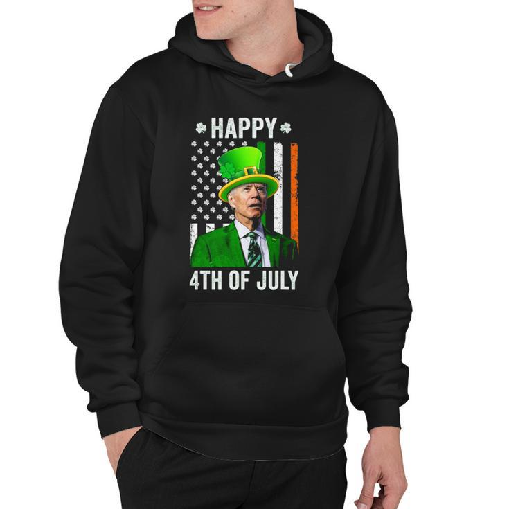 Happy 4Th Of July Joe Biden St Patricks Day Leprechaun Hat Hoodie