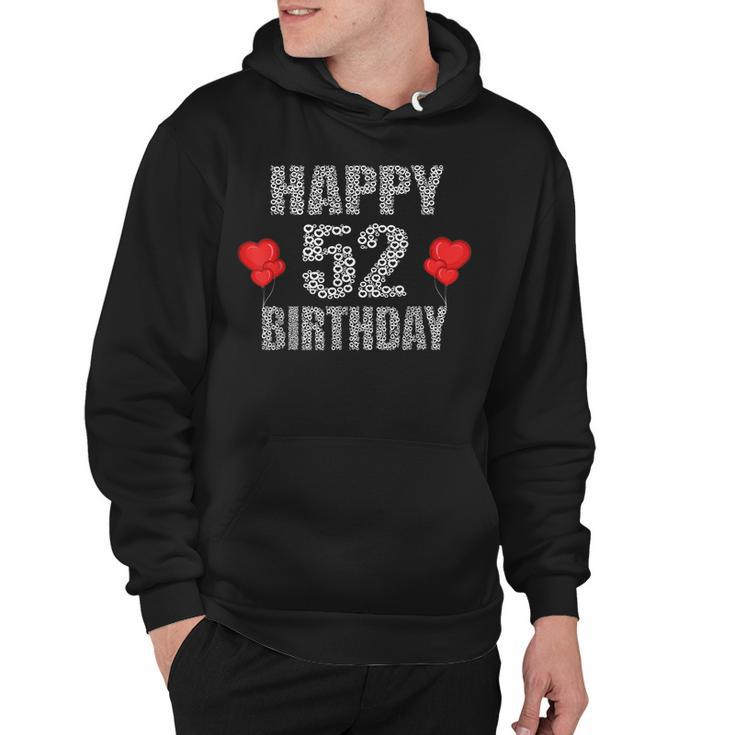 Happy 52Nd Birthday Idea For Mom And Dad 52 Years Old  Hoodie