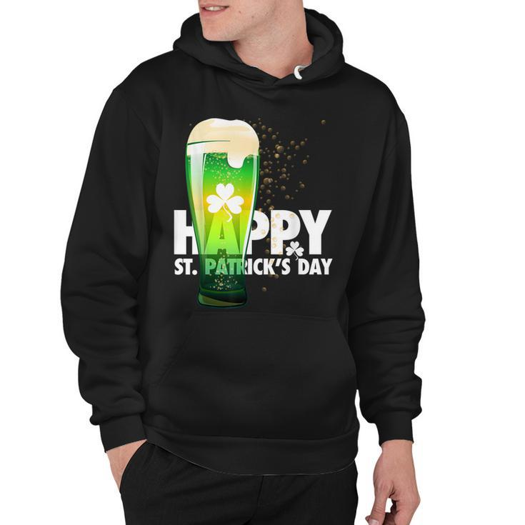 Happy Saint Patricks Day  Irish Green Shamrock Beer  Hoodie