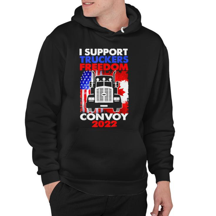 I Support Truckers Freedom Convoy 2022  V3 Hoodie
