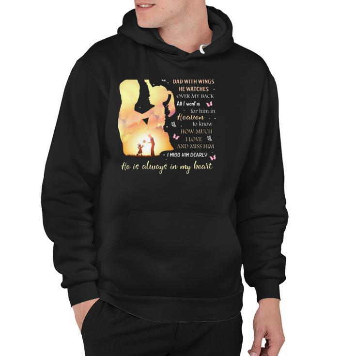 Im Not A Fatherless Daughter I Am A Daughter To A Dad In Heaven Hoodie