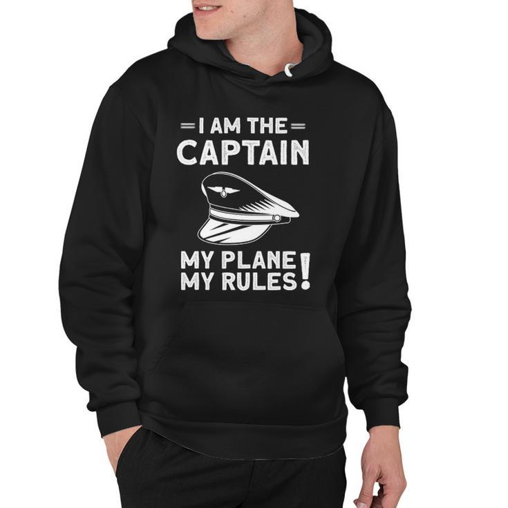 Im The Captain - Funny Airplane Pilot Aviation Hoodie
