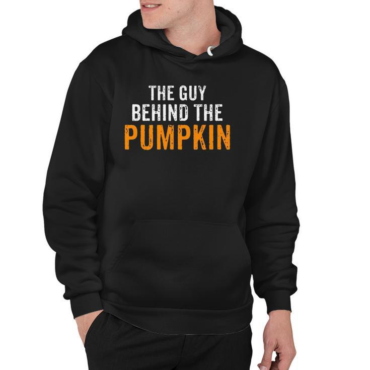 Im The Guy Behind The Pumpkin Dad Pregnancy Halloween Couple Hoodie