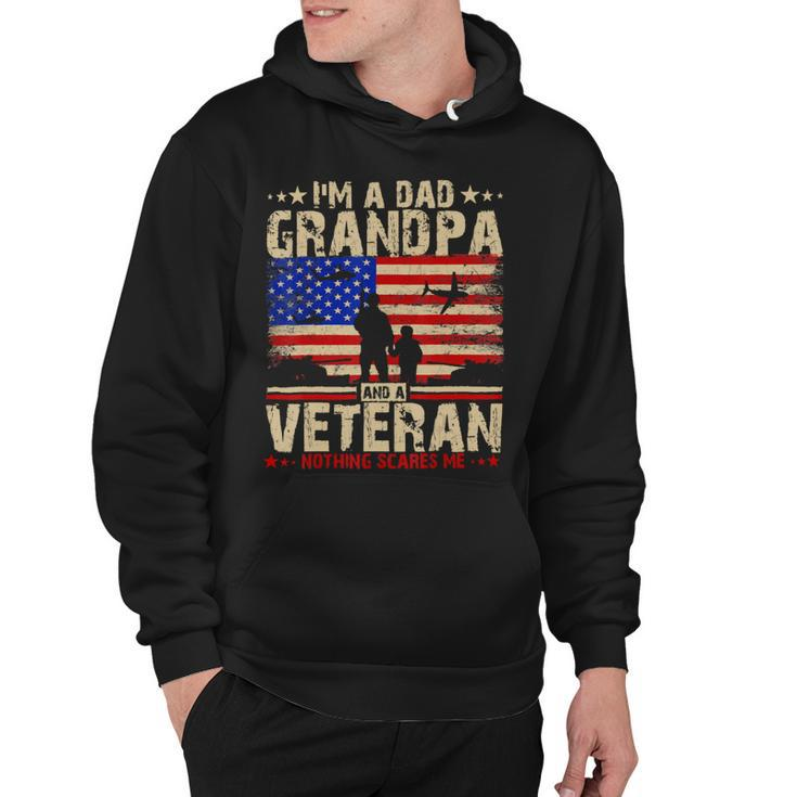 Independence Day 4Th Of July Im A Dad Grandpa And A Veteran Hoodie