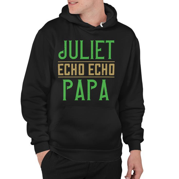 Juliet Echo Echo Papa Papa T-Shirt Fathers Day Gift Hoodie