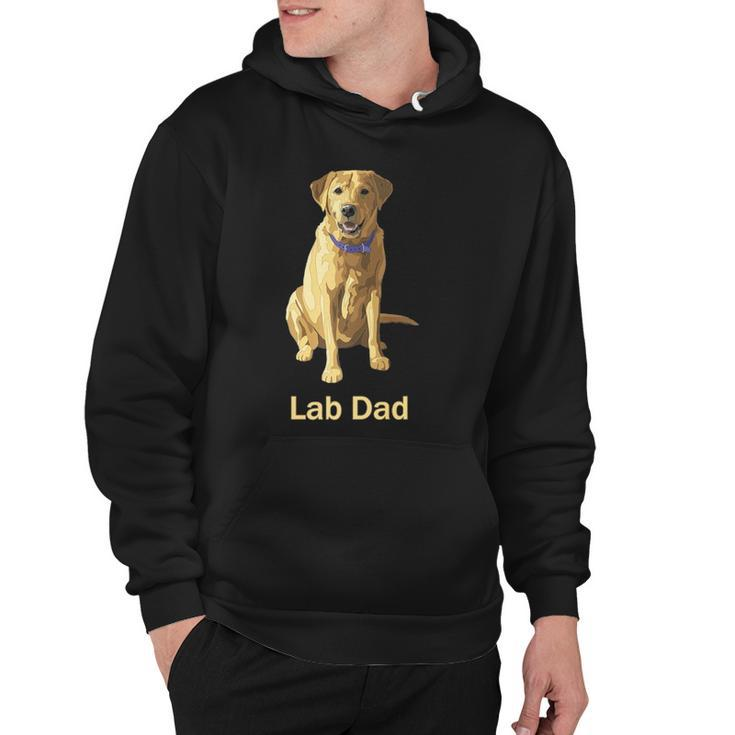 Lab Dad Yellow Labrador Retriever Dog Lovers Gift  Hoodie