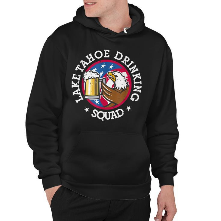 Lake Tahoe Drinking Squad July 4Th Party Costume Beer Lovers  Hoodie