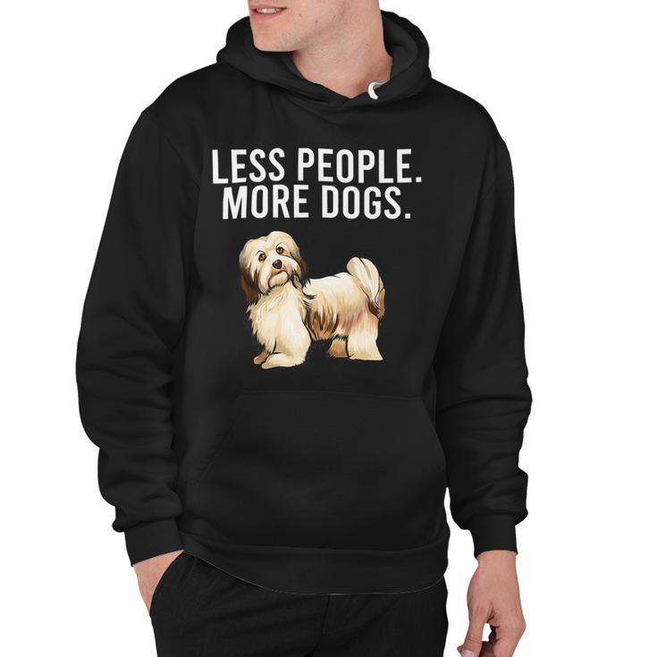 Less People More Dogs Havanese Funny Introvert Hoodie