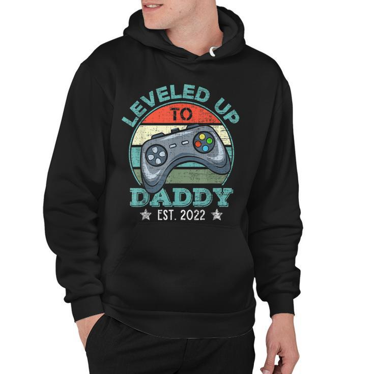 Leveled Up To Daddy 2022 Video Gamer Soon To Be Dad 2022  Hoodie