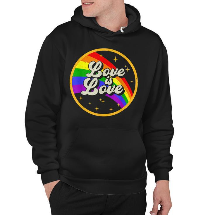 Love Is Love  Rainbow Lgbt Gay Lesbian Pride  Hoodie