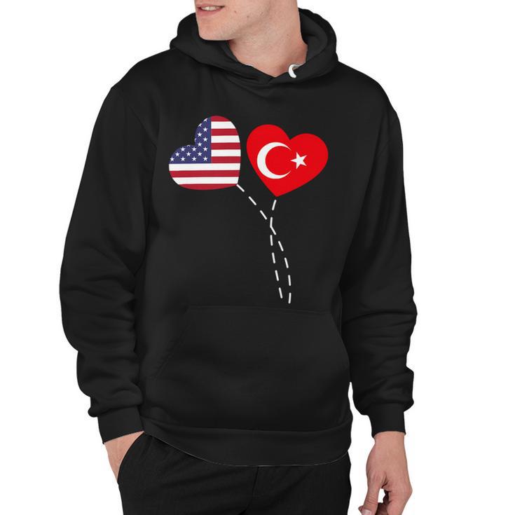 Loving Usa Turkey Flag Heart Turkish 13 Shirt Hoodie