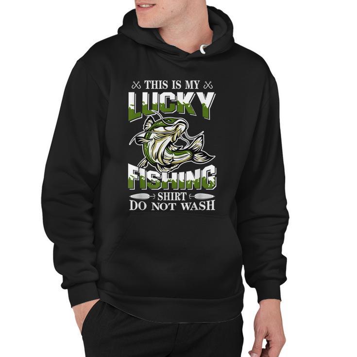 Lucky Fishing  For Kids Do Not Wash Christmas Fisherman  Hoodie