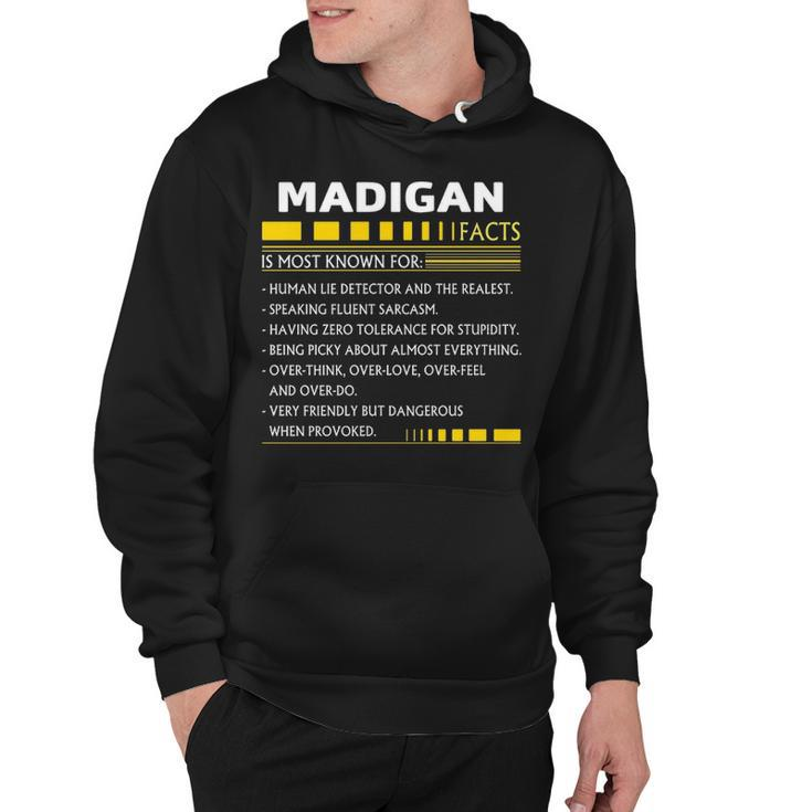 Madigan Name Gift   Madigan Facts Hoodie