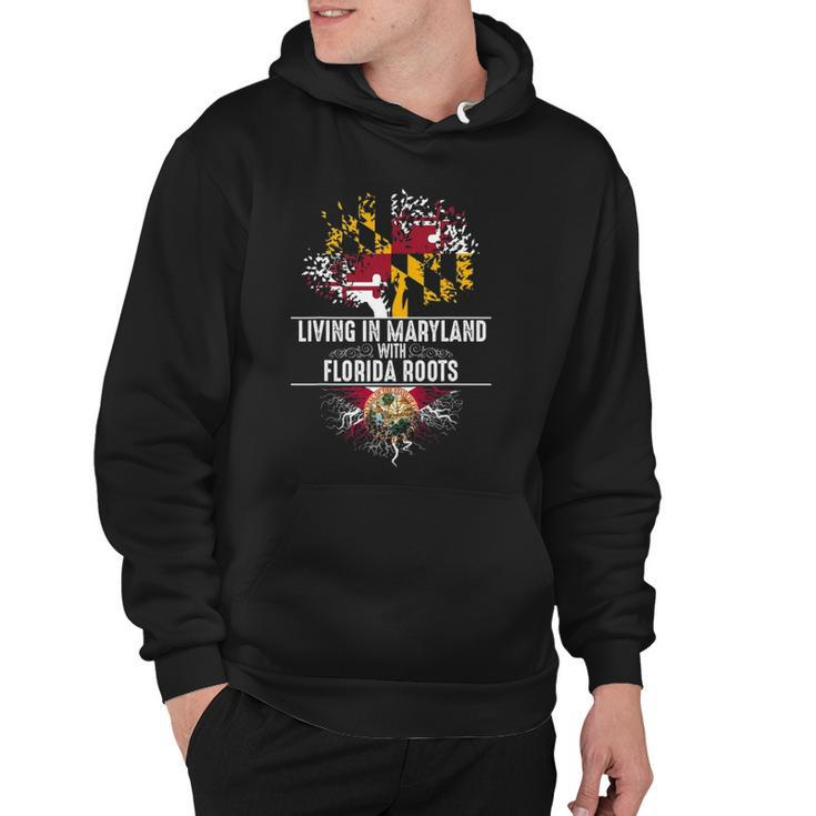 Maryland Home Florida Roots State Tree Flag Love Gift Hoodie