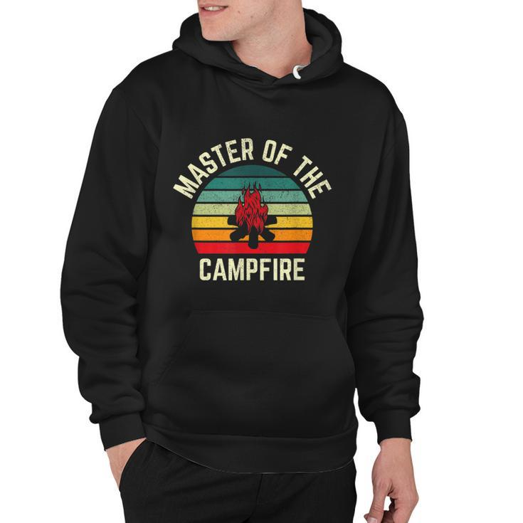 Master Of The Campfire Vintage Camping  Hoodie