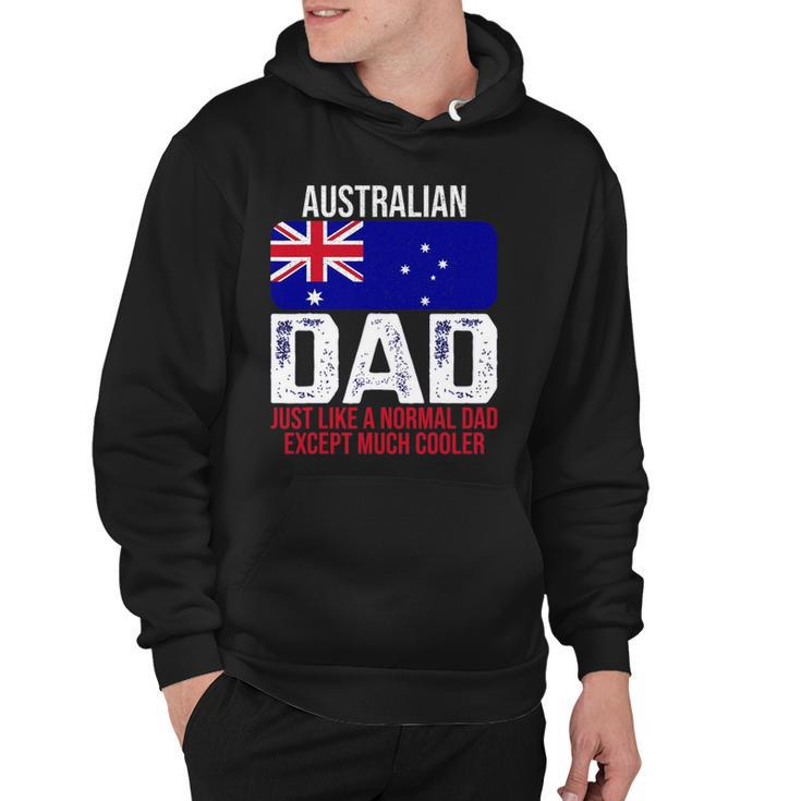 Mens Australian Dad Australia Flag Design For Fathers Day Hoodie
