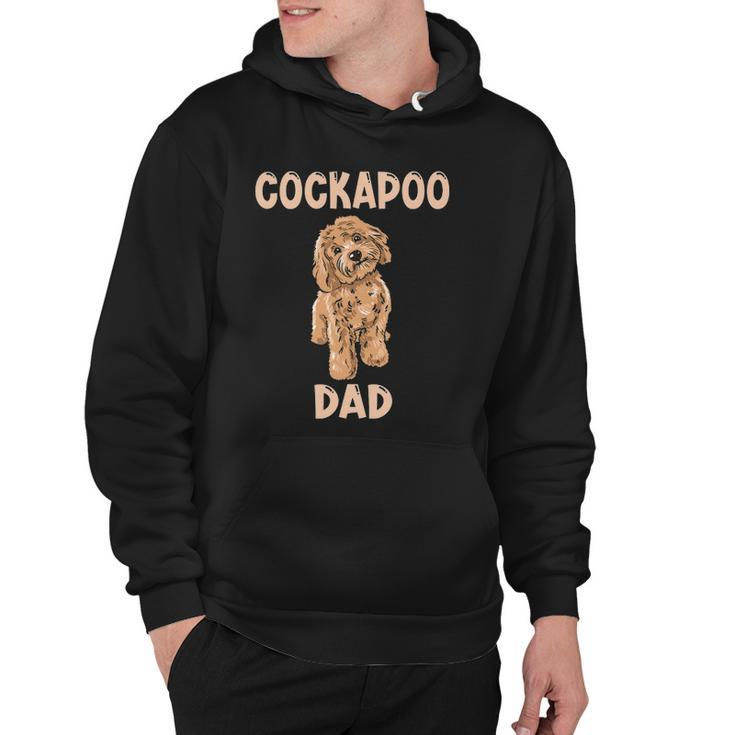 Mens Cute Cockapoo Dog Illustration Cockapoo Dad Owner Love Hoodie