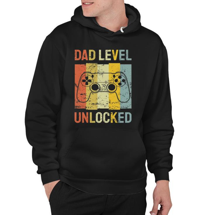 Mens Dad Level Unlocked Soon To Be Father Pregnancy Announcement Hoodie